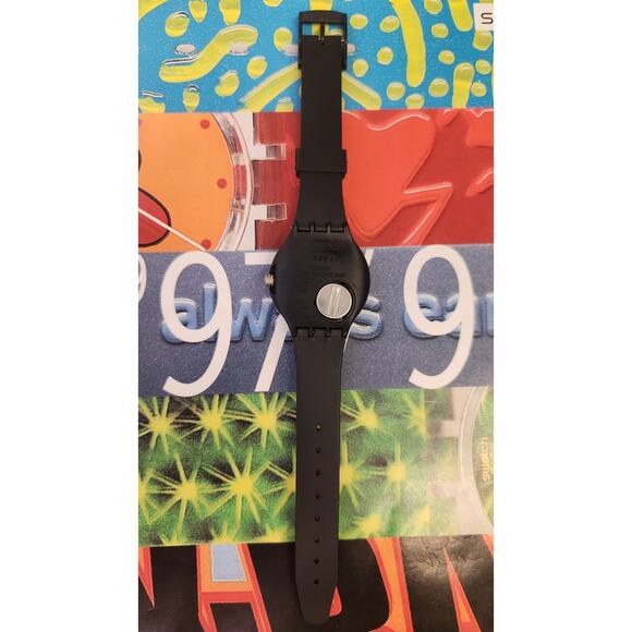 Swatch watch IN PROCESS SHB104 1999 Access With replaced strap and new battery - Picture 5 of 8